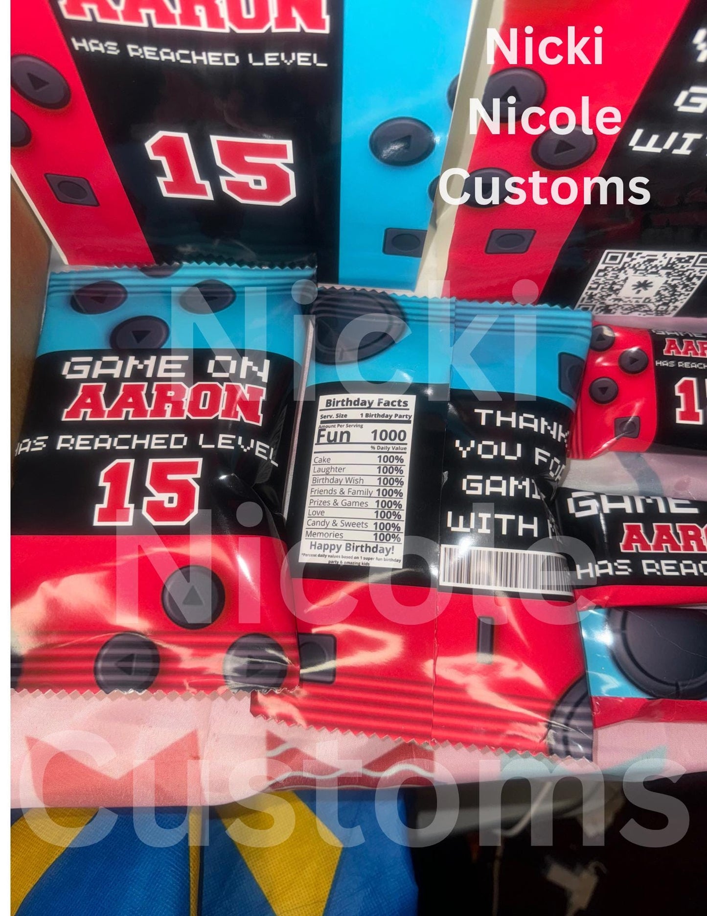 Gamer Video Gamer Nintendo Party Favor Bundle (5)