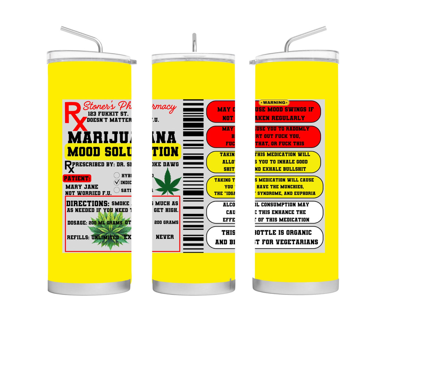 420 Stoner's Medicine Bottle  20oz Tumbler PNG BUNDLE (7)