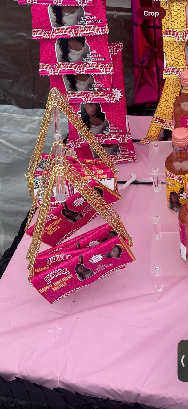 Backwood Barbie Hershey Purse Template Party Favors