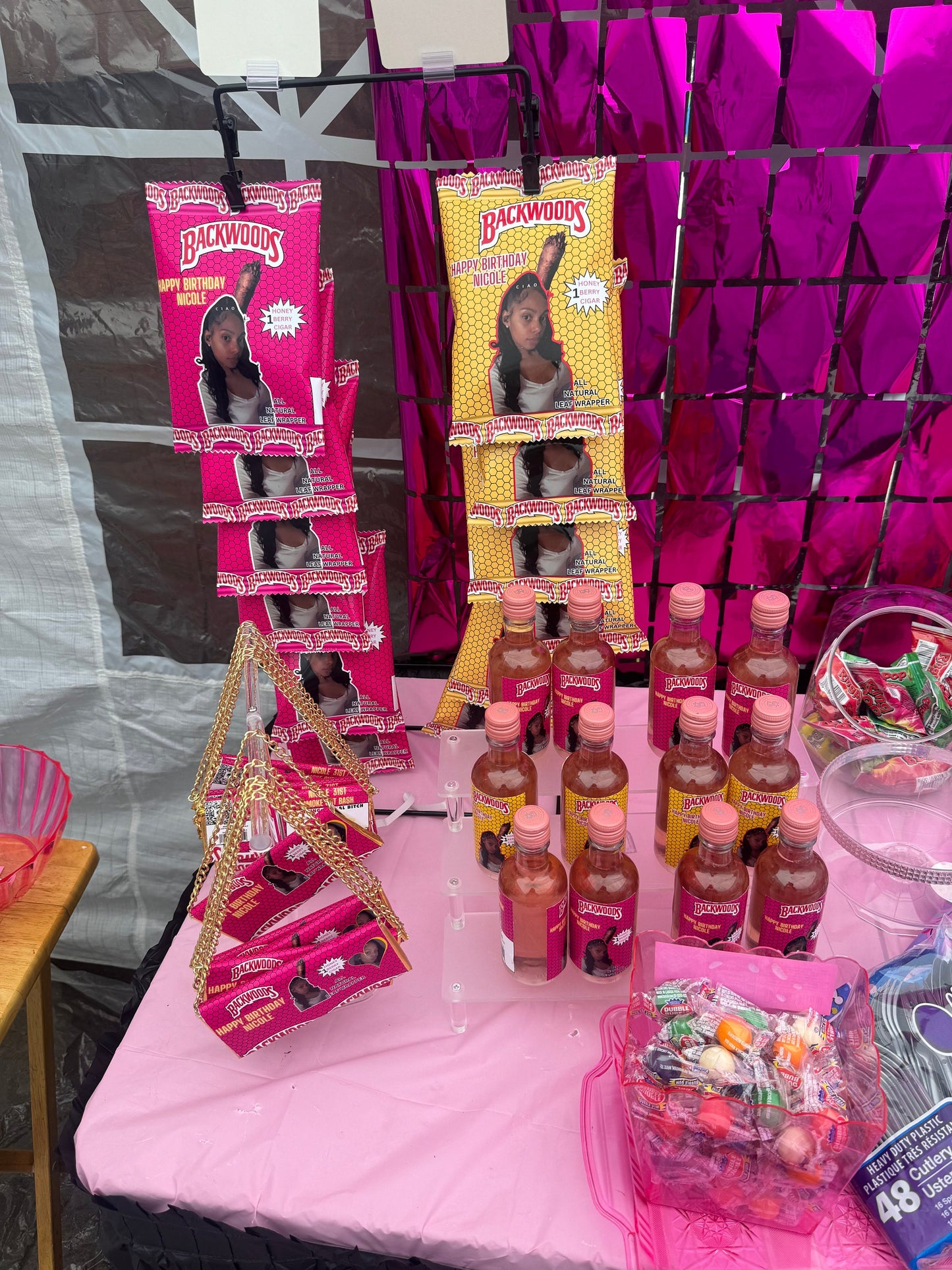 Backwood Barbie Hershey Purse Template Party Favors