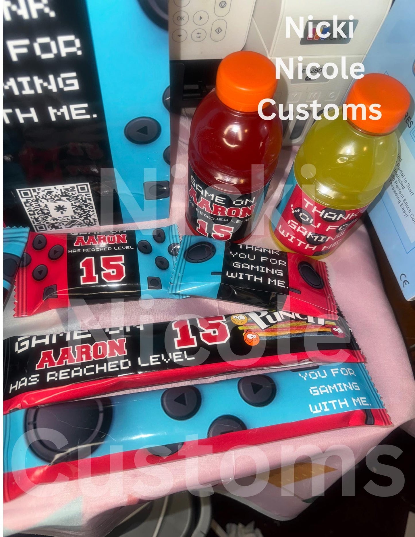 Gamer Video Gamer Nintendo Party Favor Bundle (5)