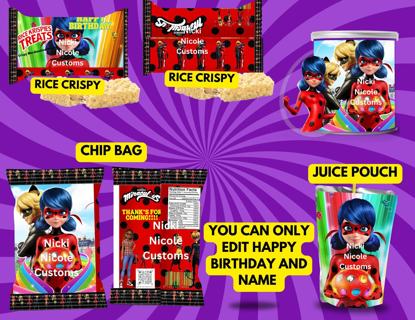 Party Favor Bundle Of 6