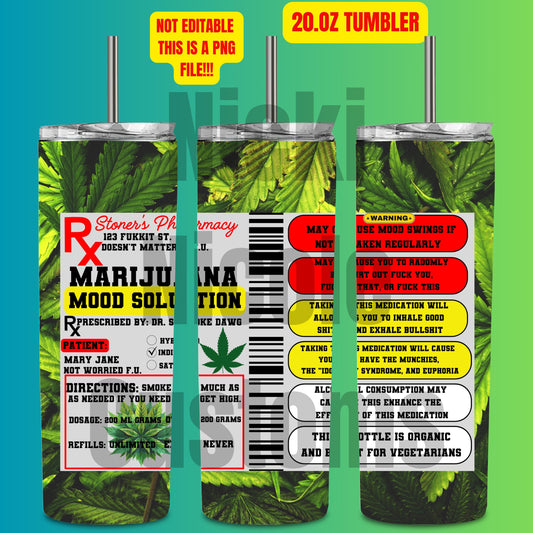 420 Backwood 20 OZ Tumbler